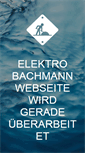 Mobile Screenshot of elektro-bachmann.de