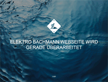 Tablet Screenshot of elektro-bachmann.de